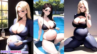 Pregnant Waifu Wants your Cock - Watch full with RED