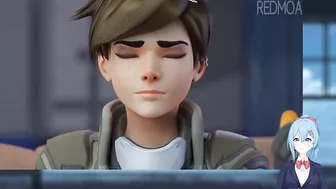 Kissing it up and down... ???? Tracer Blowjob - Overwatch Hentai