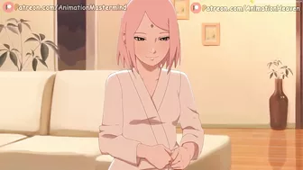 Naruto Pounding Sakura || 4K