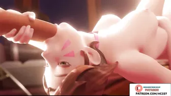 D.VA DO AMAZING BLOWJOB AND GETTING CUM IN MOUTH - OVERWATCH HENTAI 3D ANIMATED 4K 60FPS