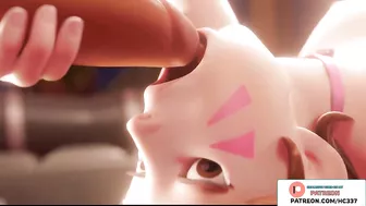 D.VA DO AMAZING BLOWJOB AND GETTING CUM IN MOUTH - OVERWATCH HENTAI 3D ANIMATED 4K 60FPS