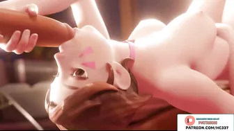 D.VA DO AMAZING BLOWJOB AND GETTING CUM IN MOUTH - OVERWATCH HENTAI 3D ANIMATED 4K 60FPS