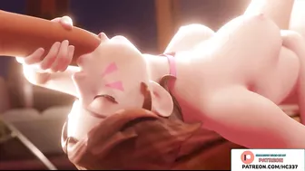 D.VA DO AMAZING BLOWJOB AND GETTING CUM IN MOUTH - OVERWATCH HENTAI 3D ANIMATED 4K 60FPS