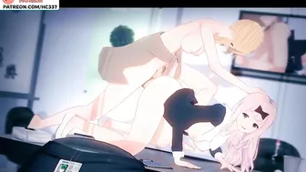 FUTANARI HAYASAKA HARD FUCK CHIKA ON TABLE - HOTTEST KAGUYA SAMA 3D ANIMATED HIGH QUALITY 60FPS