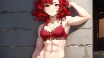 Muscular anime girls hentai compilation 筋肉質のアニメの女の子のエロ編集 animation