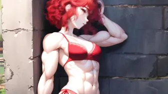 Muscular anime girls hentai compilation 筋肉質のアニメの女の子のエロ編集 animation