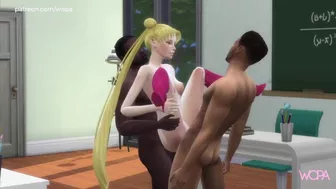 [TRAILER] SAILOR MOON CHEATING ON BOYFRIEND WITH TWO CLASSMATES