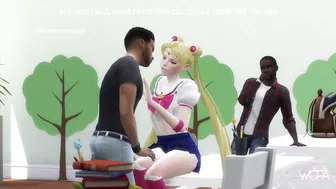 [TRAILER] SAILOR MOON CHEATING ON BOYFRIEND WITH TWO CLASSMATES