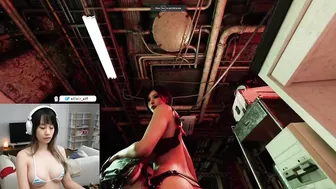 I didn't realize I could move the camera around in VR... sorry for the angles! Ada Wong