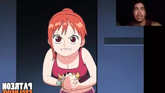 Nami tries to take Luffy's treasure and ends up getting fucked and filled with semen uncensored hent