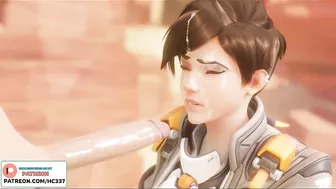 TRACER DO AMAZING BLOWJOB AND GETTIUNG CUM ON FACE OVERWATCH STORY HENTAI ANIMATIONS