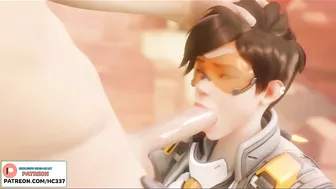 TRACER DO AMAZING BLOWJOB AND GETTIUNG CUM ON FACE OVERWATCH STORY HENTAI ANIMATIONS