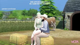 [TRAILER] Fucking my beta debtor's wife who hid on his farm - Outdoors with beautiful blonde