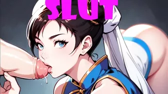 Chun-Li Fucks Everybody - BJ, Gangbang, Anal, Bukkake Animated Comic