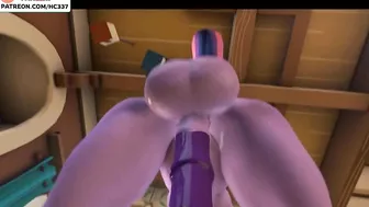 FUTANARI FURRY HARD BLOWJOB POV CHALLENGE TRY NOT TO CUM - MY LITTLE PONY HENTAI ANIMATION 4K 60FPS