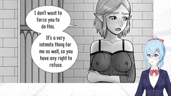 Zelda: A Night with the Princess [Fan Comic] Link and Zelda Hentai