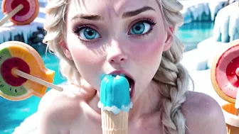 Elsa Loves Being Nude and Sucking Cock - Frozen Porn Parody