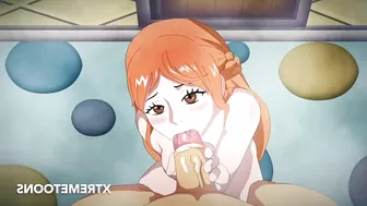 One Piece - Nami Double Fuck - Hentai Uncensored Cartoon P4