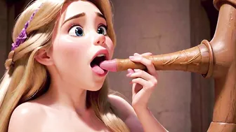 Rapunzel Loves Very Long.... Hair - Tangled Porn Parody