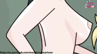 Boruto and Sarada have hard sex - hentai