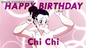 DragonBall Hentai - ChiChi's Birthday Bukkake