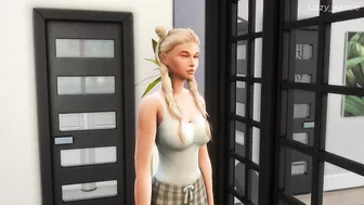 Stepsister needs her Stepbrothers big cock - sims 4 - 3D hentai