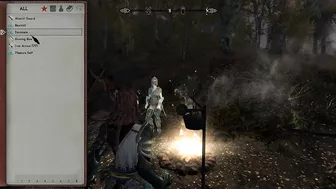 Horny Khajiit uses magic to fuck group of hunters