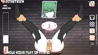 Tatsumaki Legs Spread In Glory Hole BDSm Bondage One Punch Man Hentai - Hole House