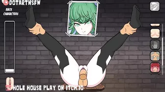 Tatsumaki Legs Spread In Glory Hole BDSm Bondage One Punch Man Hentai - Hole House