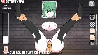 Tatsumaki Legs Spread In Glory Hole BDSm Bondage One Punch Man Hentai - Hole House