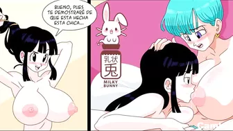 Milk y Bulman Se Comen Sus Coños Mientras Goku No Está - Dragon Ball Hentai