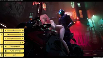 Cyberpunk Backstreet Game - Hack the and give the Motor Girl's a High-Speed Adventure,