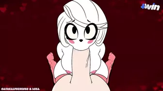 Charlie from Hotel Hazbin give ass and mouth for a creampie POV