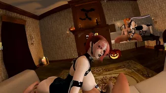 Halloween vamp fucked hard by her stepdad - AKIKO - Trick or Treat - 3D Hentai