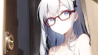 Cute anime girls wearing glasses compilation