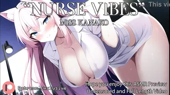 [ASMR Audio & Video] NURSE CATGIRL COSPLAYER needs some VIBRATOR TEASING on her TIGHT PUSSY!!!