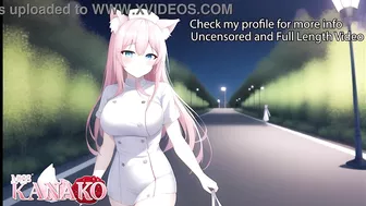 [ASMR Audio & Video] NURSE CATGIRL COSPLAYER needs some VIBRATOR TEASING on her TIGHT PUSSY!!!