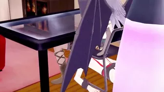 3D Hentai: Succubus treats her slave to drinking and playing