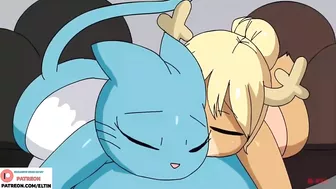 Gumball`s Mom Hard Fucking In Gym And Getting Creampie | Furry Hentai Animation World of Gumball