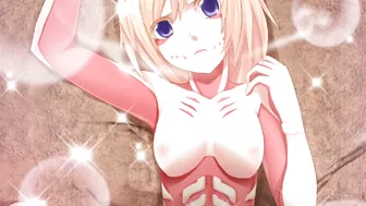 Attack on Titan virgin Anne female Titan wants massage her beautiful pussy anime hentai uncensored