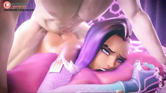 SOMBRA FUCKED IN ANAL ON HER BASE - OVERWATCH HENTAI ANIMATION 4K 60FPS