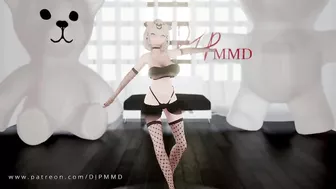 Honkai Pardofelis Teaddy Bear MMD Blender Render 1801