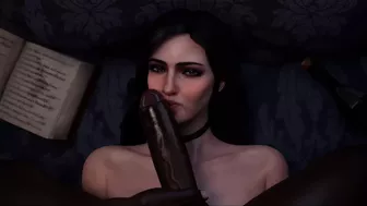 3D Compilation: Witcher 3 – Yennefer, Deepthroat Blowjob Dick Ride Uncensored Hentai