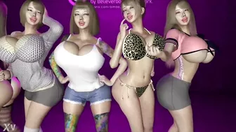 ฺฺBimbo Big Boobs Girls with Sex Dance - PROJECT