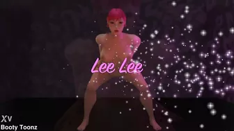 Sexy thick big ass Asian chick Lee Lee shaking that booty