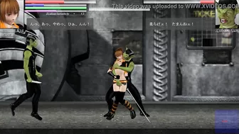 Aya has sex with aliens men in The hou of the blade hentai game new gameplay