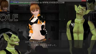 Aya has sex with aliens men in The hou of the blade hentai game new gameplay