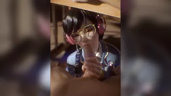 3D Hentai: Dva Schoolgirl Uniform Fuck Compilation Overwatch Uncensored Hentai