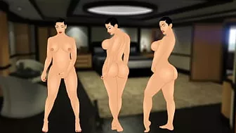 Jess shows off her unbelievable body Animated photo shoot