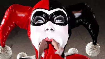 Giant Harley Quinn Eats Catwoman